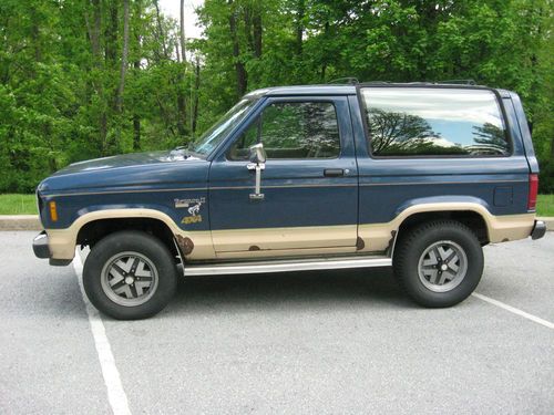 1986 ford bronco ii eddie bauer sport utility 2-door 2.9l