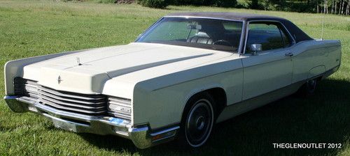 Classic 1970 lincoln continental cruiser survivor car 58806 original mi florida