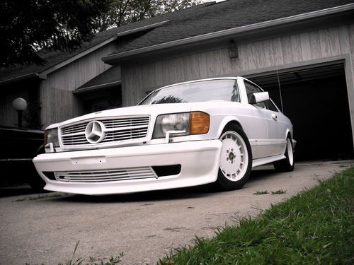 1986 mercedes-benz 560sec custon lorinser, amg 560 sec