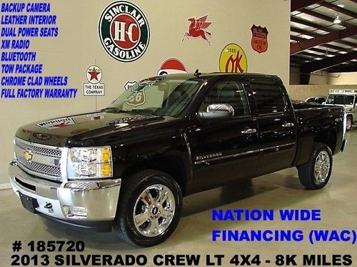 2013 silverado 1500 lt 4x4,back-up cam,lth,air bags,chrome 20's,8k,we finance!!