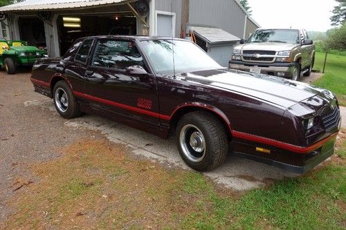 1988 monte carlo ss coupe, leather interior