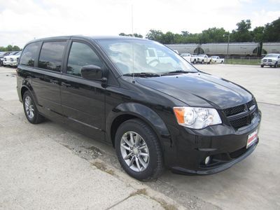 BRAND NEW SLEEK BLACK 2013 DODGE GRAND CARAVAN R/T MINIVAN, image 2