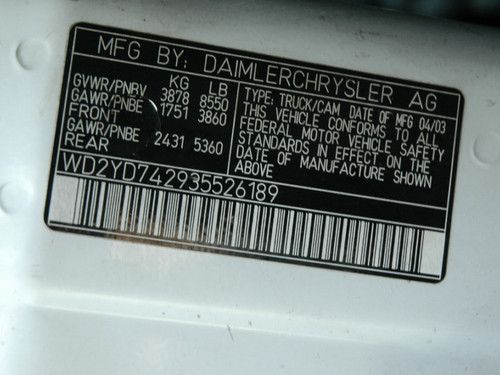 2003 SPRINTER / REEFER / FREEZER / ELECTRIC STANDBY, image 20