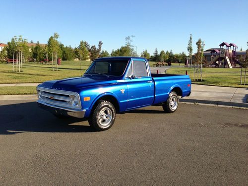 1968 67 69 70 chevrolet c-10 custom shortbed truck! 350 v8! swb! no reserve!