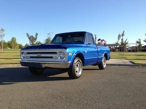 1968 67 69 70 CHEVROLET C-10 CUSTOM SHORTBED TRUCK! 350 V8! SWB! NO RESERVE!, image 2