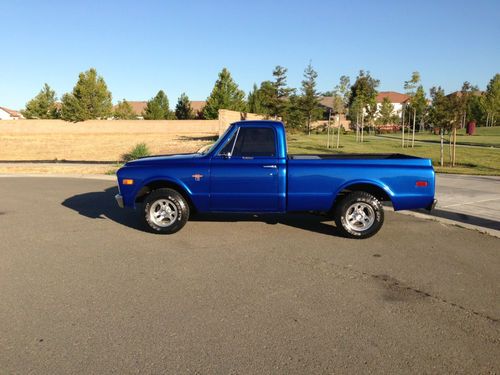1968 67 69 70 CHEVROLET C-10 CUSTOM SHORTBED TRUCK! 350 V8! SWB! NO RESERVE!, image 4
