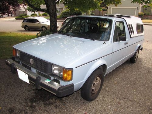 1981 volkswagen rabbit diesel pickup truck vw caddy 1.6 n/a diesel 5-speed