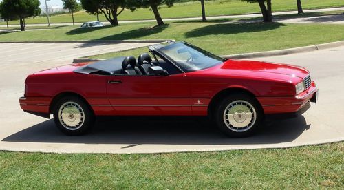 1991 Cadillac Allante Convertible 2-Door 4.5L ~ Red Beauty ~ Cold AC ~NO RESERVE, image 3