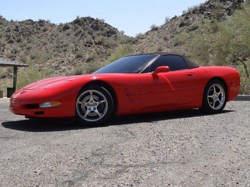 1999 c-5 corvette convertible original msrp &amp; doc's with only 38,000 miles !!!