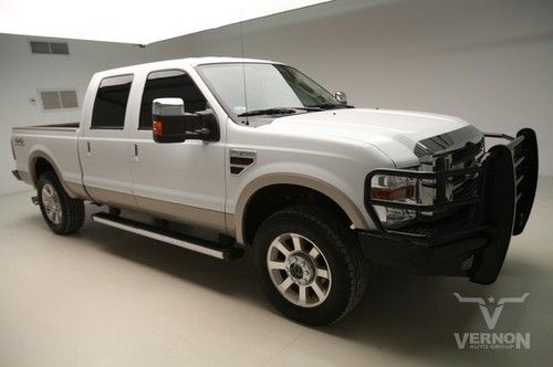 2009 king ranch crew 4x4 leather heated powerstroke diesel we finance 47k miles