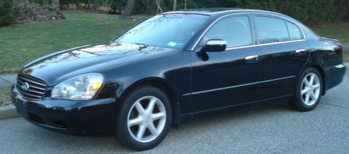 2002 infiniti q45 49k orig miles 1 senior owner blk/blk dealer svcd garage kept!