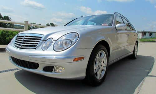 2004 e-class e320 wagon awd silver sunroof entertainment &amp; heating pkg low miles