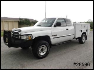 Extended cab 2500hd cummins diesel 8' rki service body utility 4x4 - we finance!