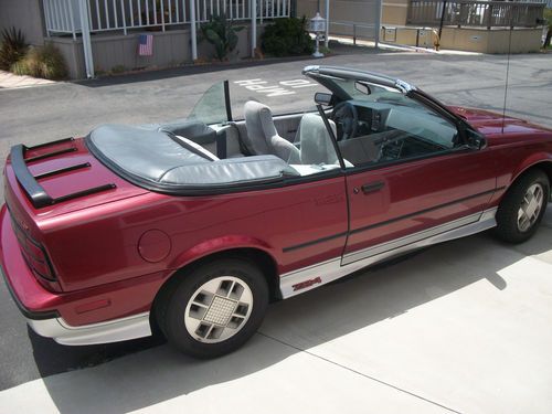 Beautiful 1989 chevrolet cavalier z24 convertible