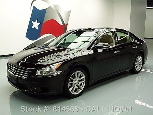 2010 nissan maxima 3.5 sv pano sunroof nav rear cam 31k texas direct auto