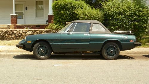 1973 alfa romeo spider convertable hard top parts car