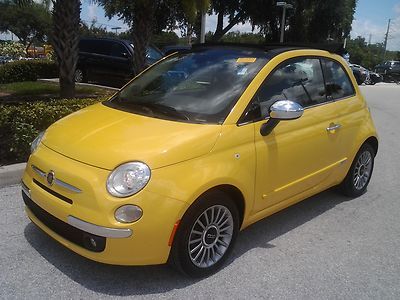 2012 Fiat 500 Lounge Convertible, image 3