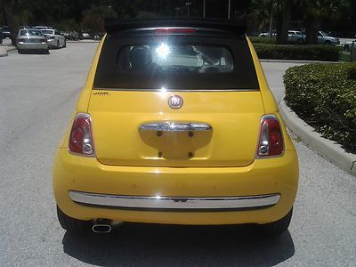 2012 Fiat 500 Lounge Convertible, image 6
