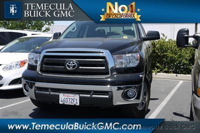 Toyota tundra double cab 5.7l v8 6-spd low miles 4dr truck automatic gasoline