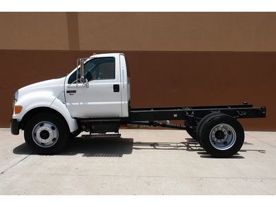 2005 ford f-650 5.9l cummins diesel * allison trans * air brakes * cab &amp; chassis