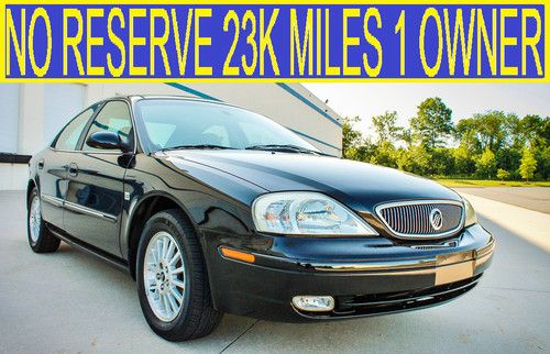 No reserve 23k miles 1 owner platinum edition leather sunroof 03 04 05 06 taurus