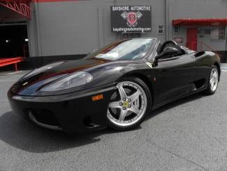 360 spyder*triple black*f-1*daytona*shields*carfax cert*we finance*fla