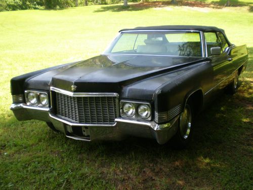 1970 cadillac deville base convertible 2-door 7.7l