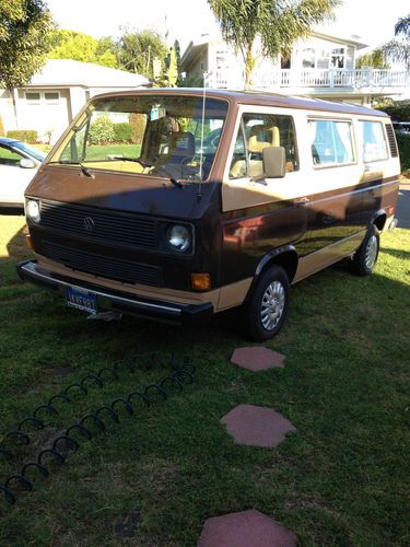 1984 volkswagen vanagon gl standard passenger van 3-door 1.9l