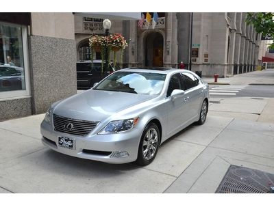 2007 lexus ls460l.  mercury metallic with black.