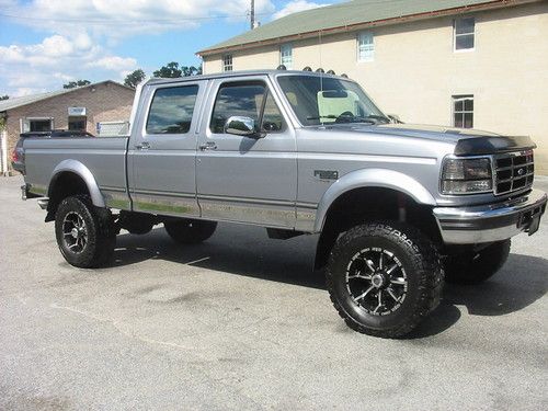 97 ford f250hd xlt crew cab 4wd 7.3 powerstroke diesel 120k mint west coast