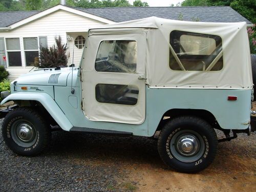 1970 Toyota Jeep Land Cruiser Soft Top FJ40 F155 6 Cylinder, image 3