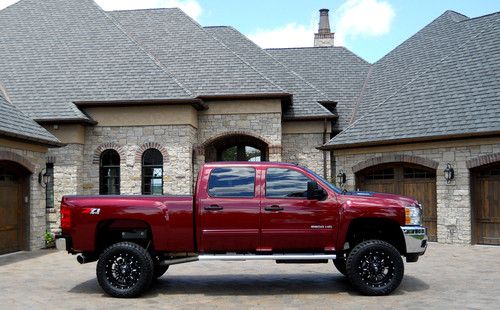 2013 chevrolet 2500hd duramax diesel allison 4x4 new lift wheels tires 10k miles