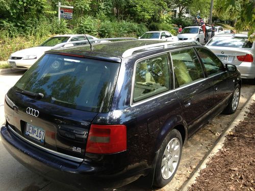 2001 audi a6 wagon blue awd 96,000 miles