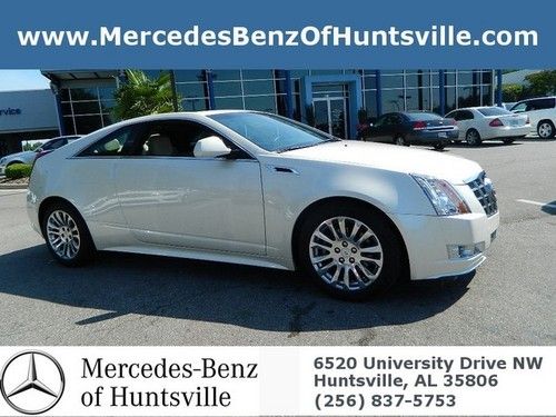 Cts coupe white diamond tan leather low miles finance performance