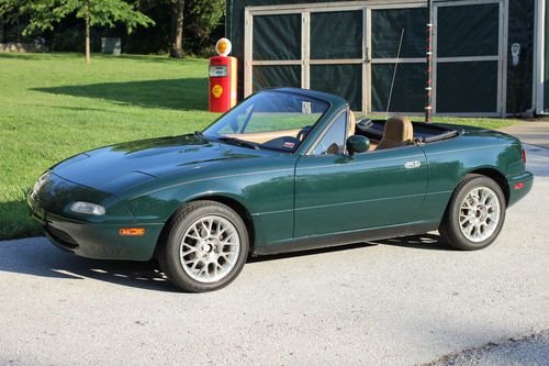 1991 mazda miata special edition, british racing green, hard top