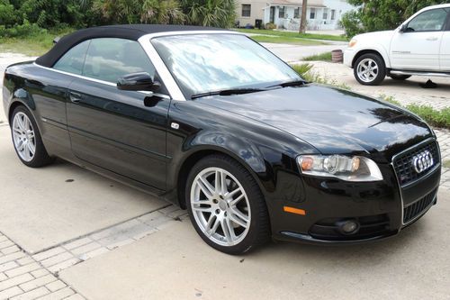 2009 audi a4 cabriolet: s-line