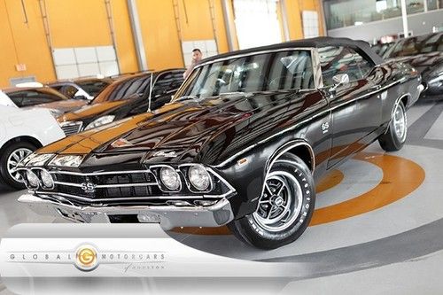 1969 chevrolet chevelle ss 396 big-block 6.5l v8 soft-top-convertible automatic