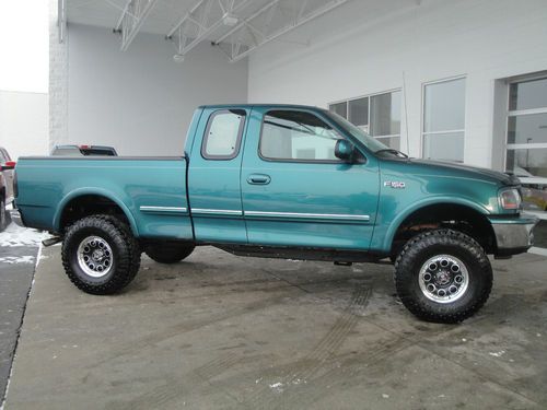 Lifted 1997 ford f150 xlt supercab 4x4 new wheels &amp; tires priced to sell!