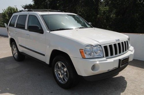 07 larado white gray leather rear dvd sunroof 48k miles we finance rwd texas