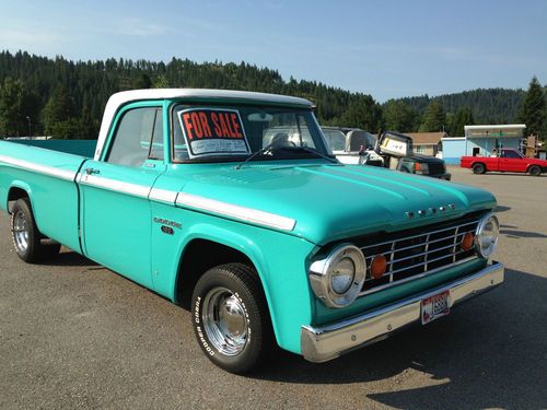 1967 dodge d 100 custom 2 wd