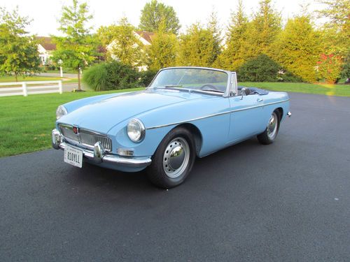 1965 mgb mk 1 pull handle roadster