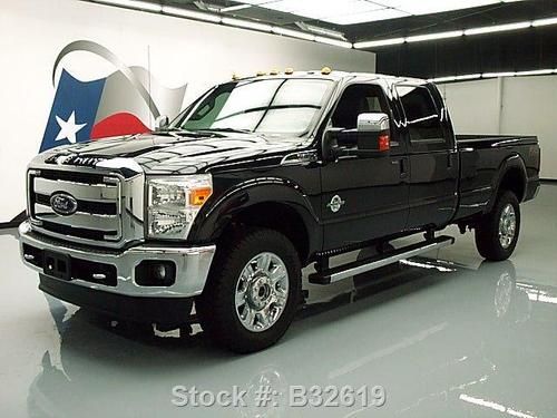 2012 ford f-350 lariat crew 4x4 fx4 diesel leather nav  texas direct auto