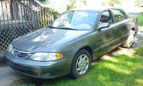 Great gas mileage! gray 01 mazda 626 lx v6 power windows/ locks!! mazdaspeedy!!