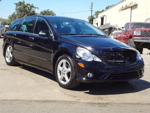 2009 mercedes-benz r350 4matic damaged salvage runs! cooling good wont last!!