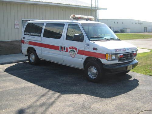 Ford e150 window van - retired fire dept. command van