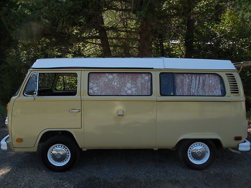 1973 volkswagen bus/vanagon westfalia camper