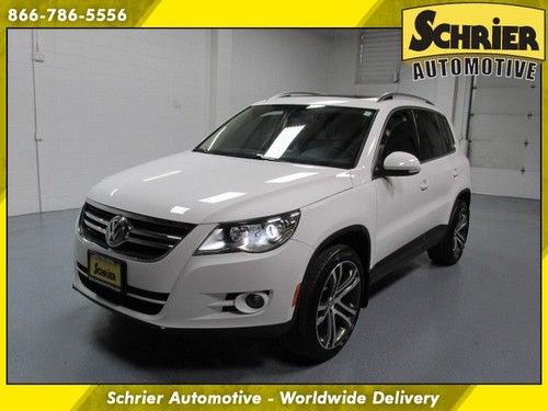 2011 volkswagen tiguan sel 4motion navigation panoramic roof white warranty