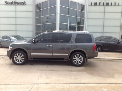 2008 qx56 4x4  5.6l navigation backup camera one owner