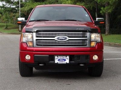 Red Platinum 3.5L EcoBoost Crew 4 door cab Black Leather 4x4 Certified Warranty, image 2