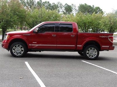 Red Platinum 3.5L EcoBoost Crew 4 door cab Black Leather 4x4 Certified Warranty, image 4